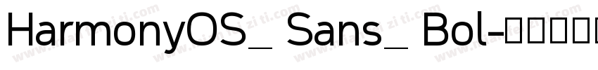 HarmonyOS_ Sans_ Bol字体转换